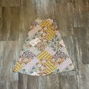 Natural Life Multi Patterned Summer Dress
